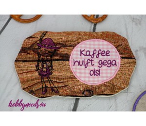 ITH Mug Rugs - Bayrische Mädels